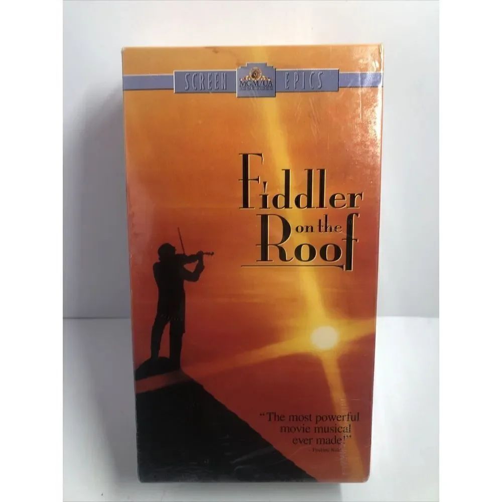 *Fiddler on the Roof VHS 2-Tape Set Musical Family Drama . Sealed